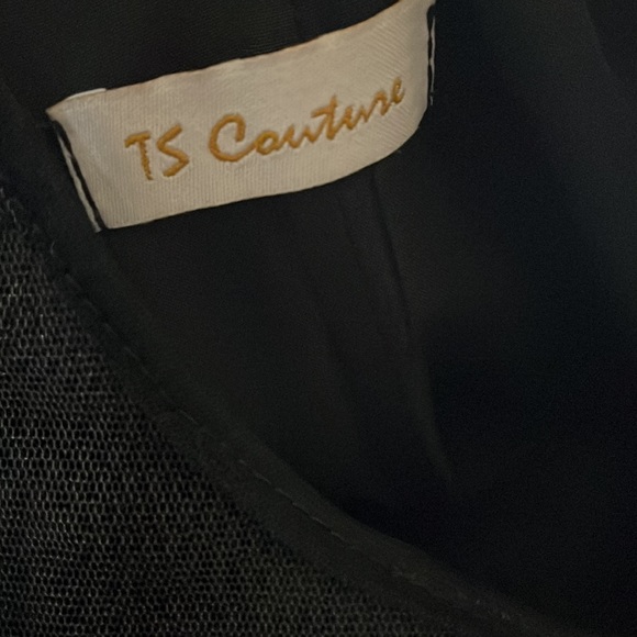 TS Couture black floral mesh long formal mother of the bride dress - Picture 11 of 11